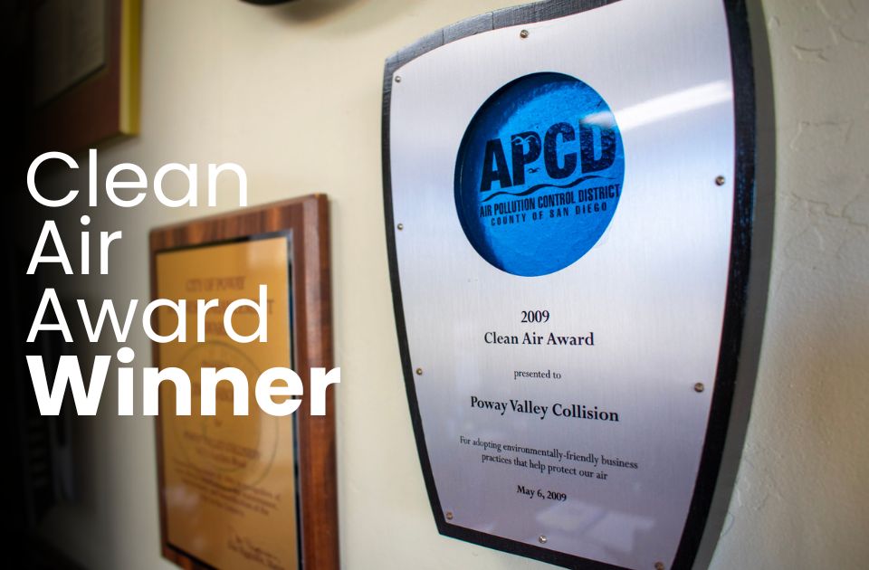 Poway Valley Collision Wins the Clean Air Award